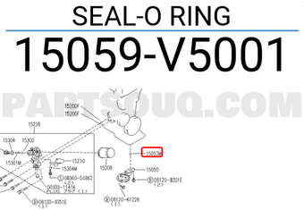 Nissan 15059V5001 SEAL-O RING