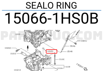 Nissan 150661HS0B SEALO RING