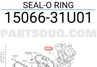 Nissan 1506631U01 SEAL-O RING
