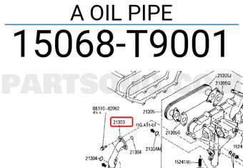 Nissan 15068T9001 A OIL PIPE