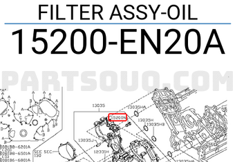 Nissan 15200EN20A FILTER ASSY-OIL