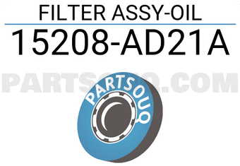Nissan 15208AD21A FILTER ASSY-OIL
