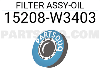 Nissan 15208W3403 FILTER ASSY-OIL