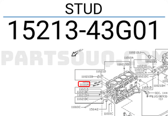 Nissan 1521343G01 STUD