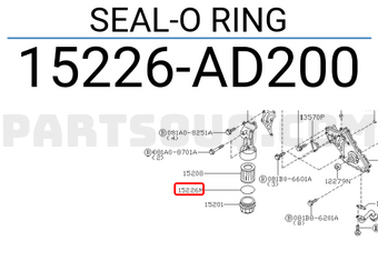Nissan 15226AD200 SEAL-O RING