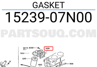 Nissan 1523907N00 GASKET