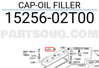 Nissan 1525602T00 CAP-OIL FILLER