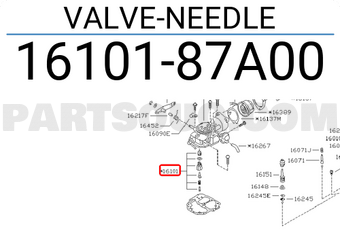 Nissan 1610187A00 VALVE-NEEDLE