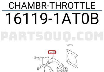 Nissan 161191AT0B CHAMBR-THROTTLE