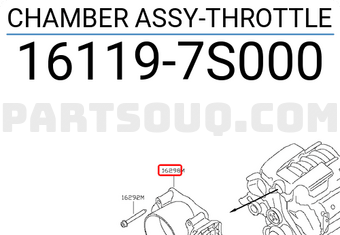 Nissan 161197S000 CHAMBER ASSY-THROTTLE