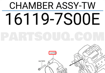 Nissan 161197S00E CHAMBER ASSY-TW