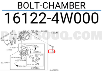 Nissan 161224W000 BOLT-CHAMBER