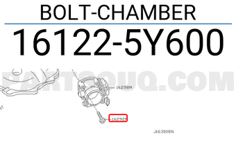 Nissan 161225Y600 BOLT-CHAMBER
