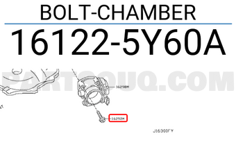 Nissan 161225Y60A BOLT-CHAMBER