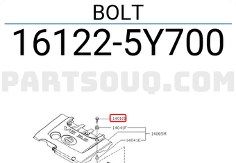 Nissan 161225Y700 BOLT