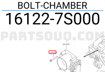Nissan 161227S000 BOLT-CHAMBER