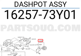 Nissan 1625773Y01 DASHPOT ASSY