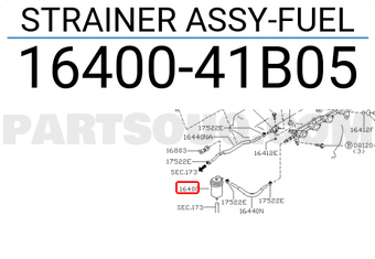 Nissan 1640041B05 STRAINER ASSY-FUEL