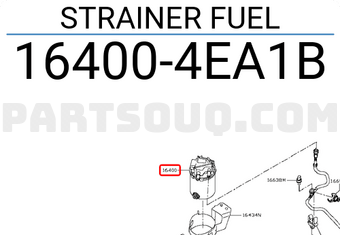 Nissan 164004EA1B STRAINER FUEL