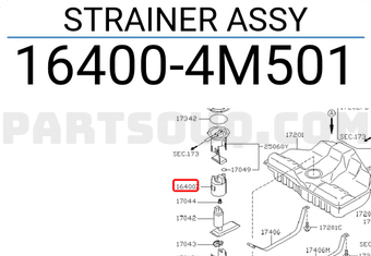 Nissan 164004M501 STRAINER ASSY