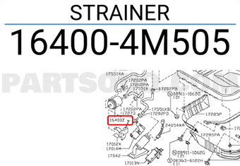Nissan 164004M505 STRAINER