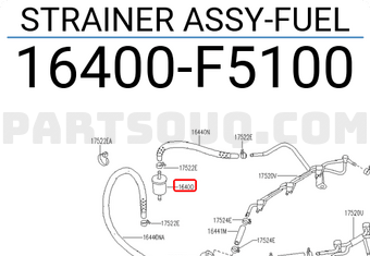 Nissan 16400F5100 STRAINER ASSY-FUEL