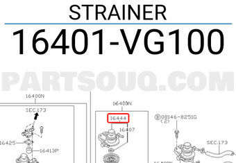 Nissan 16401VG100 STRAINER
