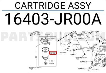 Nissan 16403JR00A CARTRIDGE ASSY