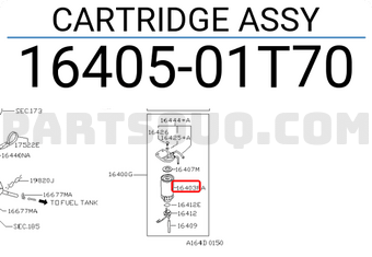 Nissan 1640501T70 CARTRIDGE ASSY