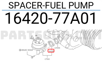 Nissan 1642077A01 SPACER-FUEL PUMP