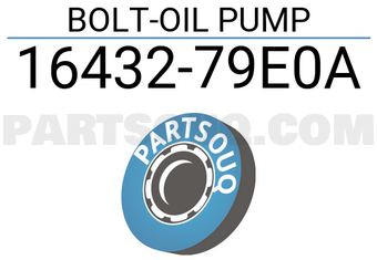 Nissan 1643279E0A BOLT-OIL PUMP