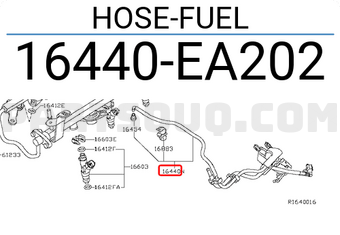 Nissan 16440EA202 HOSE-FUEL