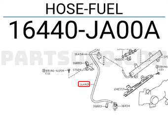 Nissan 16440JA00A HOSE-FUEL