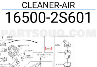 Nissan 165002S601 CLEANER-AIR