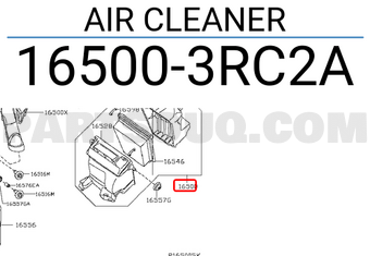 Nissan 165003RC2A AIR CLEANER