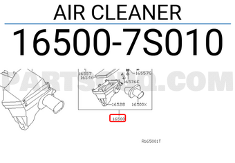 Nissan 165007S010 AIR CLEANER