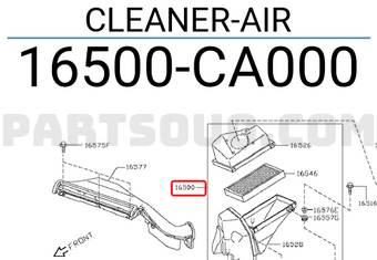 Nissan 16500CA000 CLEANER-AIR