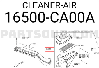 Nissan 16500CA00A CLEANER-AIR