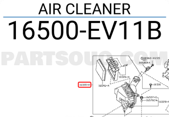 Nissan 16500EV11B AIR CLEANER