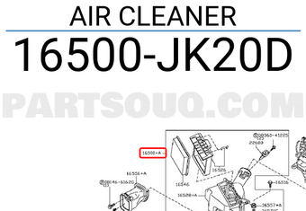 Nissan 16500JK20D AIR CLEANER