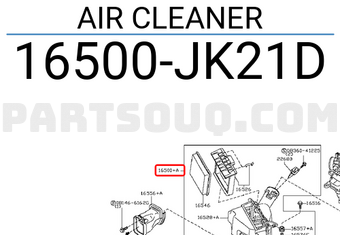 Nissan 16500JK21D AIR CLEANER