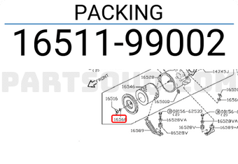 Nissan 1651199002 PACKING