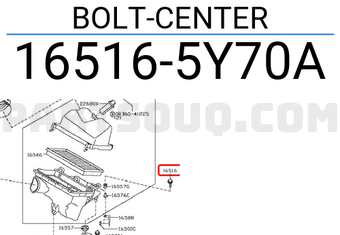 Nissan 165165Y70A BOLT-CENTER