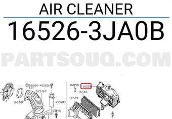 Nissan 165263JA0B AIR CLEANER