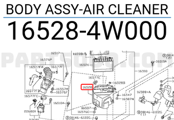 Nissan 165284W000 BODY ASSY-AIR CLEANER
