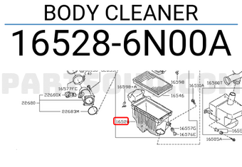 Nissan 165286N00A BODY CLEANER