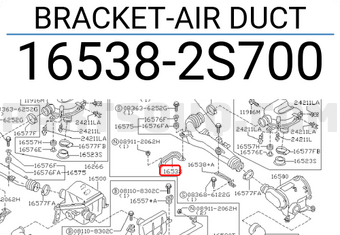 Nissan 165382S700 BRACKET-AIR DUCT