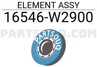 Nissan 16546W2900 ELEMENT ASSY