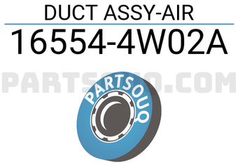 Nissan 165544W02A DUCT ASSY-AIR