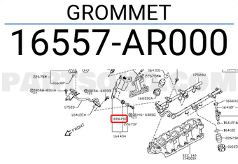 Nissan 16557AR000 GROMMET
